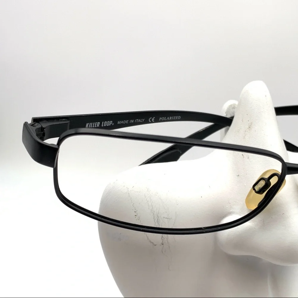 Vintage Killer Loop Black Oval Sunglasses Frames